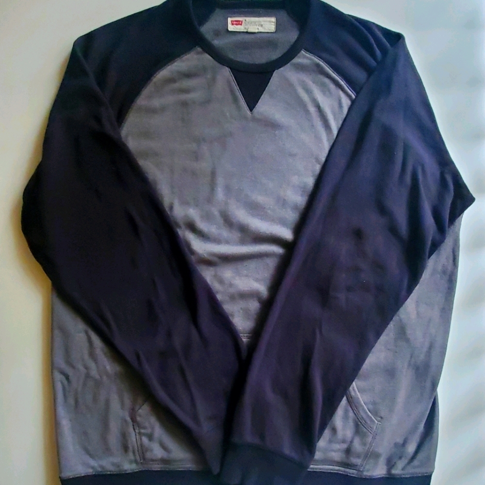Levi's Sweatshirt Men's XL Black/Grey